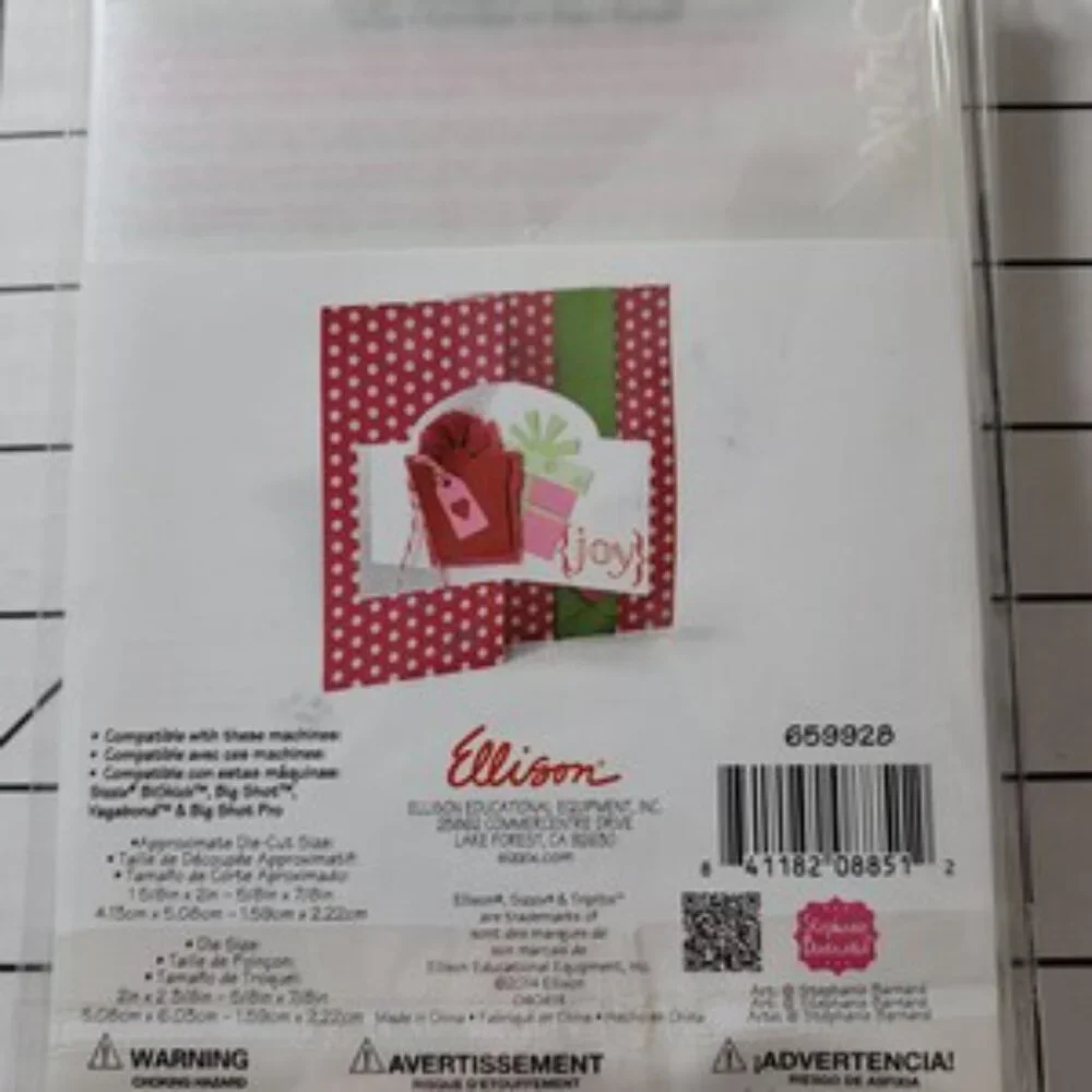 Sizzix Triplits Die Set - Gifts by Stephanie Barnard  NIP‎